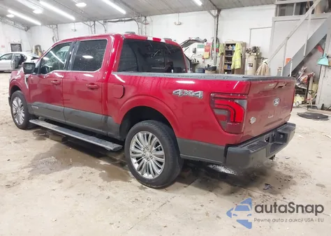 2024 Ford F-150 King Ranch z USA, uszkodzony, nr VIN 1FTFW6LD8RFA00655